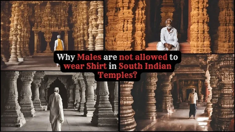 Why Males are not allowed to wear Shirt in South Indian Temples?