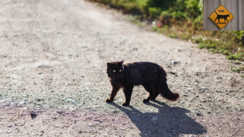 Black Cat crossing path